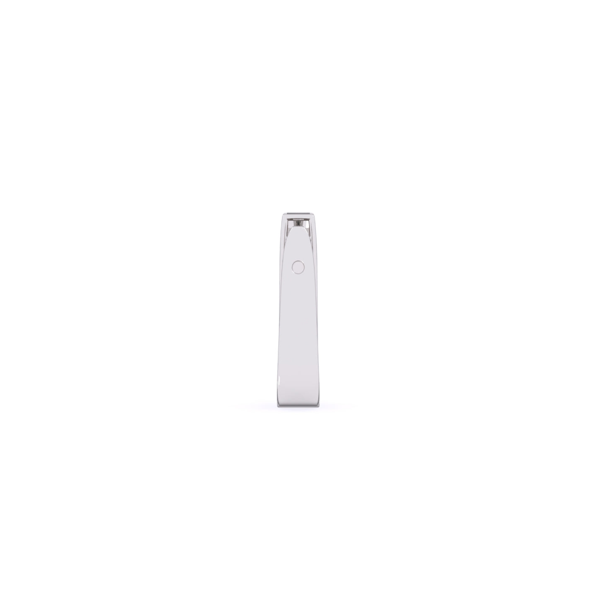 Unique Two Tone Channel Set Diamond Hoop Earrings